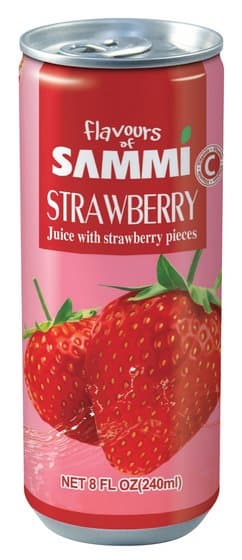 Strawberry Juice with Strawberry Pieces 240ml