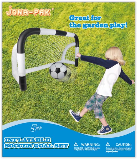 INFLATABLE SOCCER GOAL SET