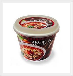 Jjam-bbong Noodle, Bowl - Hot Seafood Noodle