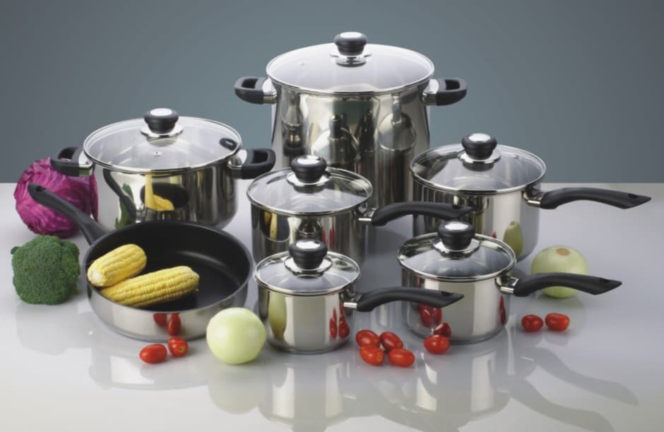 13pcs stainless steel cookware set