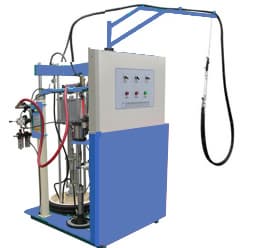Polysulfide rubber coating machine