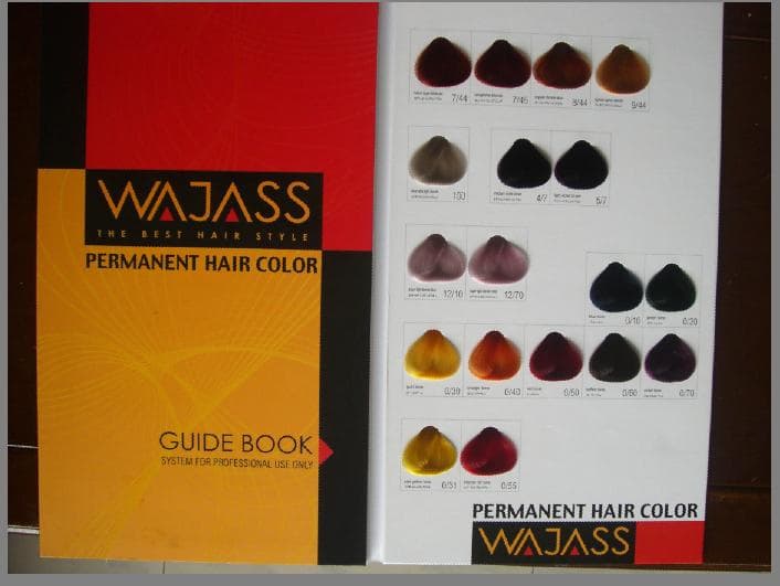 hair  swatch color