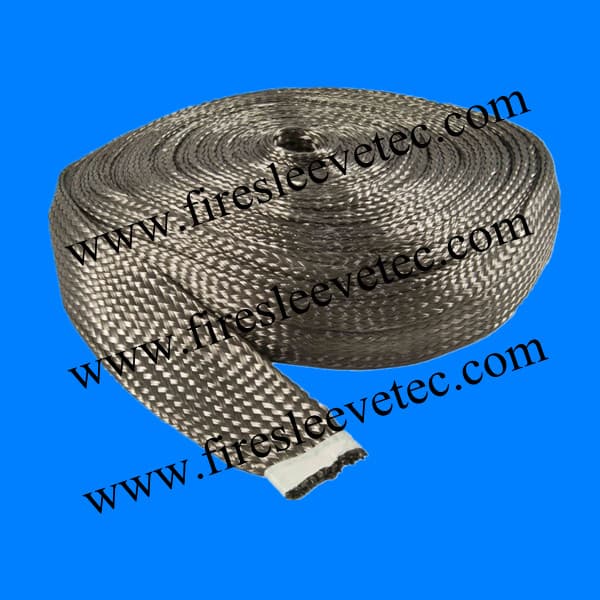 High temperature braided basalt fiber sleeve