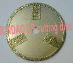 Electroplated cutting blade