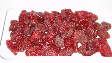 Strawberry Dried Fruit preserves food snack Thailand manufacturing Name all fruit
