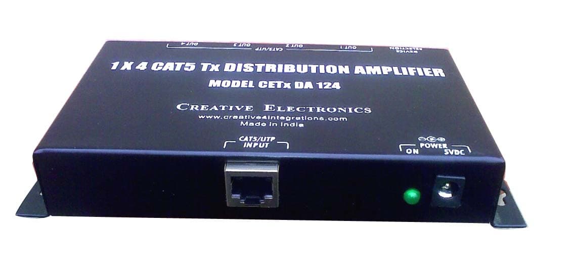 1x4 CAT5 Distribution Amplifier