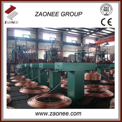 copper rod/tube continuous casting machine