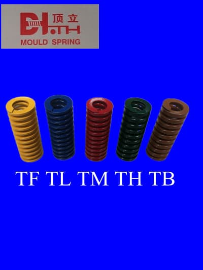Standard coil spring mold component and tools