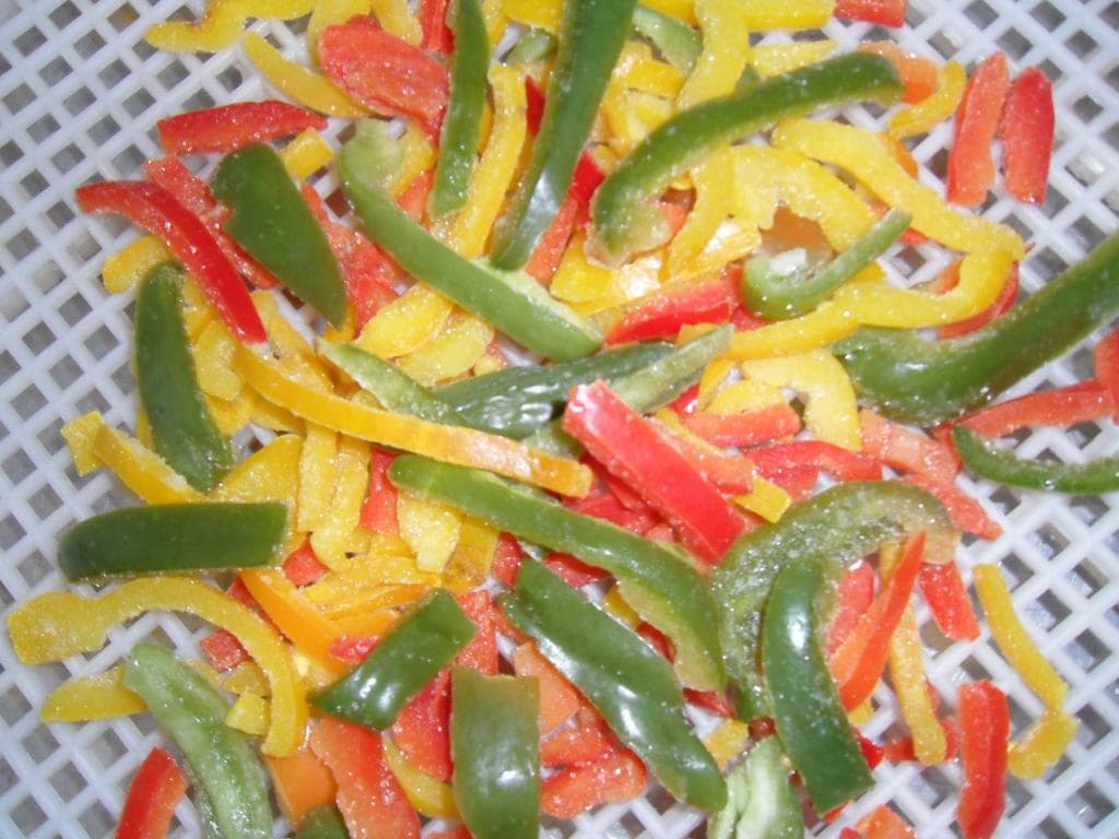 frozen mixed sweet pepper stripes
