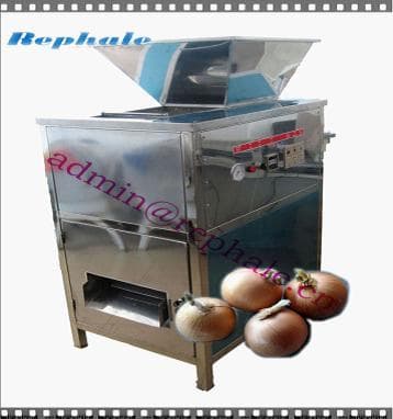 Automatic onion peeling machine