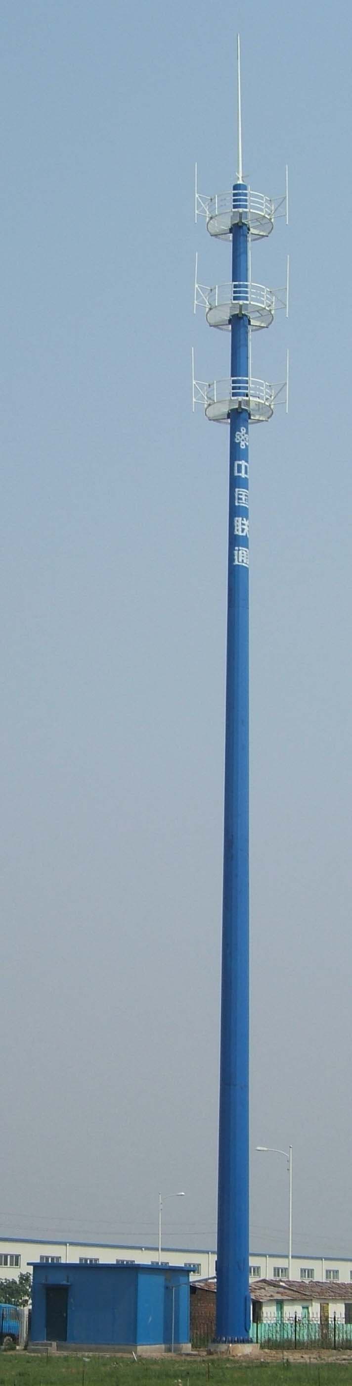 communication tower/teltecom tower/microwave tower/TV tower/monopole