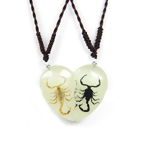 bayead,man made insect amber necklace pendant Jewelry,so cool gift,unique gift