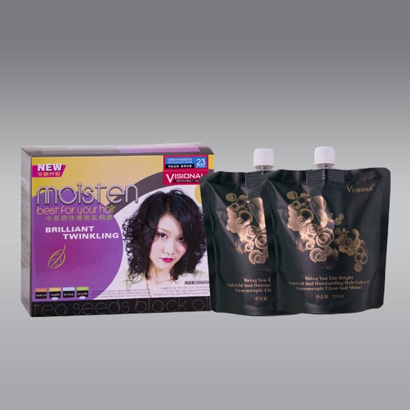 Visional Herbal Hair Black Color Cream /Hair Black Oil500ml*2