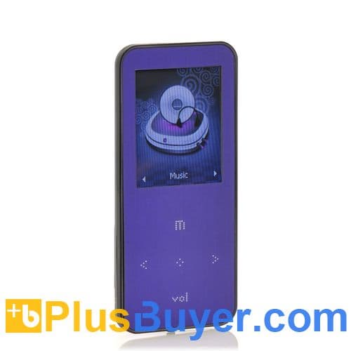 ONN Q9 - 1.8 Inch LCD MP3 + MP4 Player (4GB, FM Radio, Micro SD Card Slot)