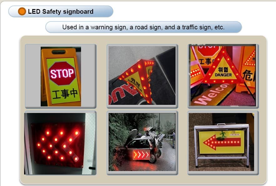 LED SAFTY SIGNBOARD