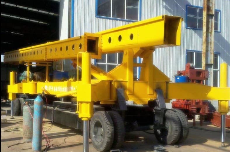Auger Drilling Rig mounted  with Wheels