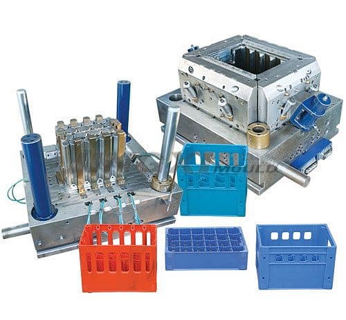 Plastic crate mould-turnover box mould-basket box mould