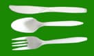 corn starch based snack cutlery, Degardable-tableware