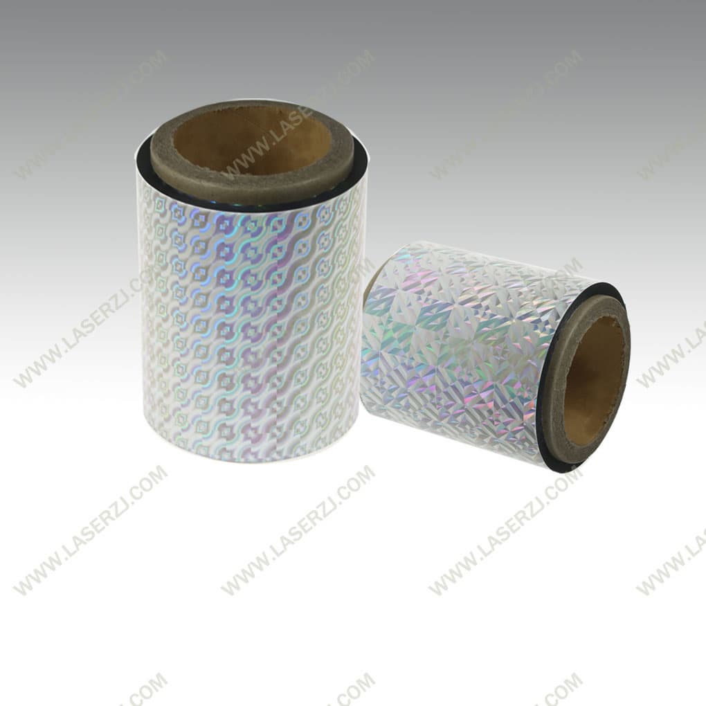 PET Holographic film with pattern design