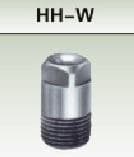 H-WSQ wide angle square cast steel nozzle