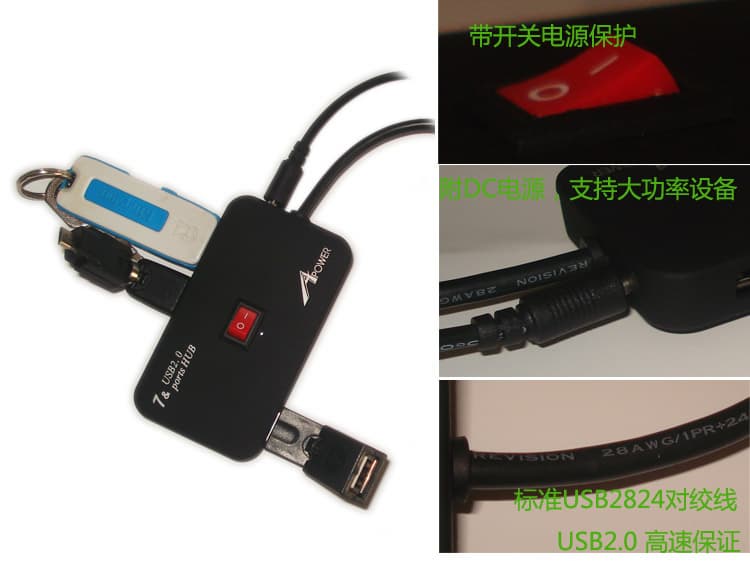 wholesale High Speed USB Hub 4 Ports,USB Hub,USB 2.0,Good quality