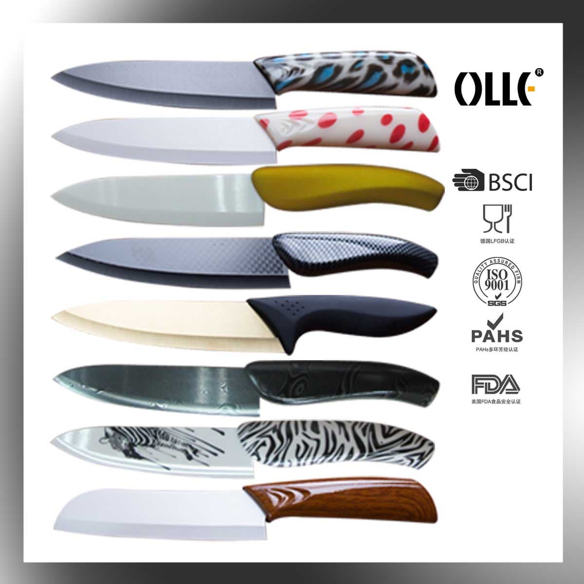 2014 New Product Olle New Ceramic Knife