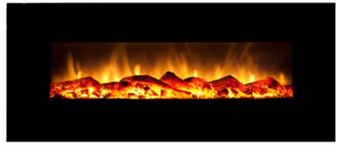 European Electric Fireplace Heater Log Flame
