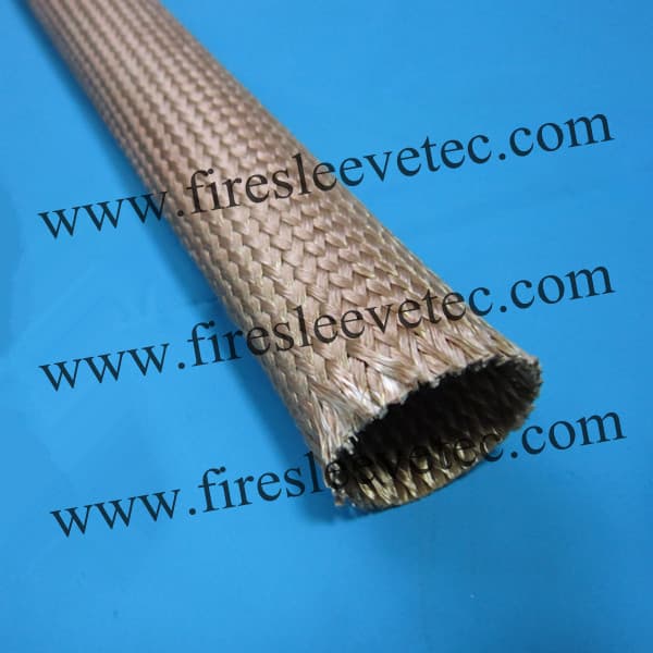 vermiculite coated braided fiberglass sleeve