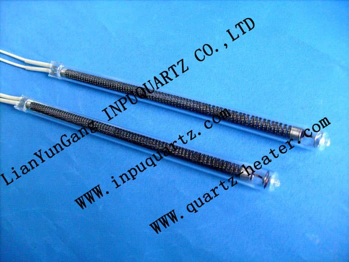 single end quartz carbon fiber  heating tube