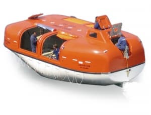 Partially Enclosed Life Boat