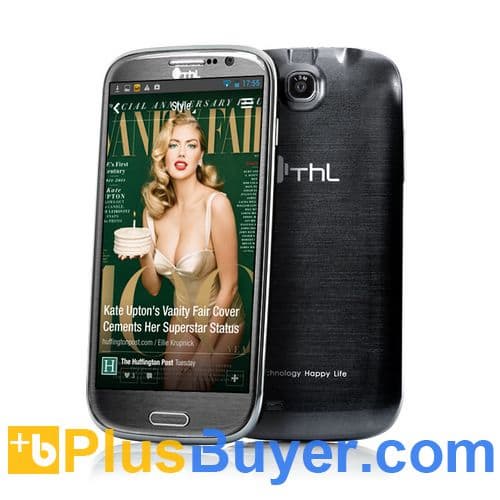 ThL W8S - 5 Inch Quad Core Android 4.2 Phone (1920x1080, 440PPI, 2GB RAM, 32GB Memory, Black)