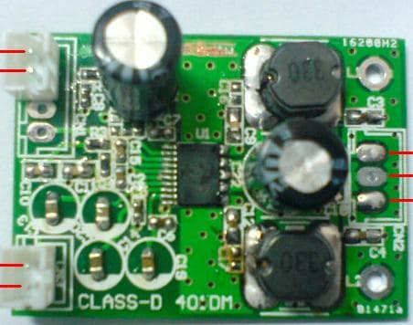 15W class D mono amp board