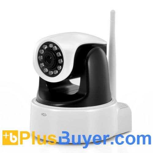 Wireless HD PTZ IP Camera (1280x720, IR Cut Nightvision, H.264)