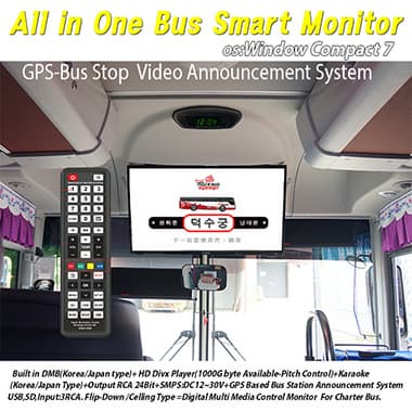 GPS-Bus Stop Video Announcement system