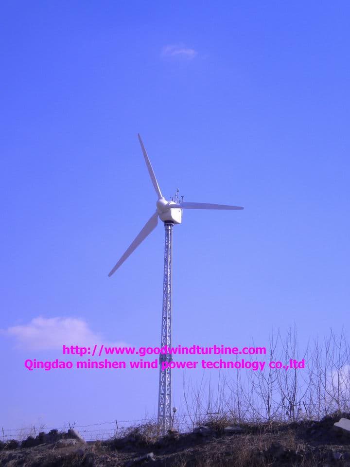 20KW wind turbine generator with air pitch