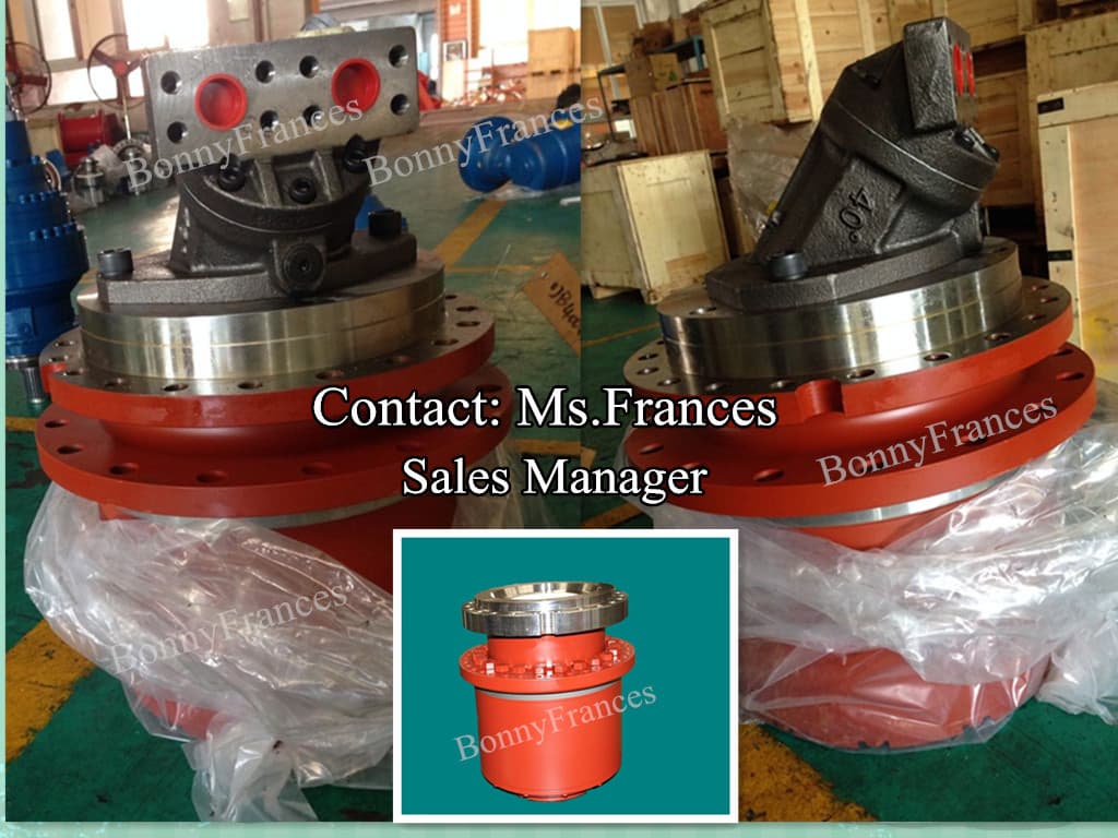 Planetary travel  motor reducer gearbox