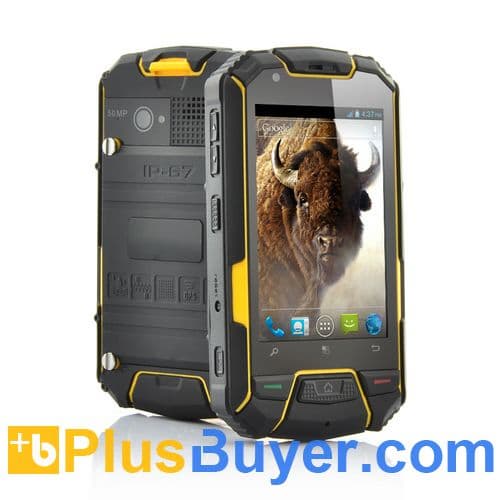 Bison - 3.5 Inch Ruggedized Android Phone (1GHz Dual Core CPU, 960x640, Waterproof, Shockproof, Dustproof)