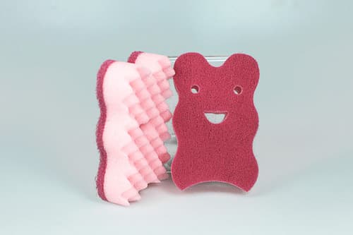 Antibacterial Both Sided Soft Scrubber