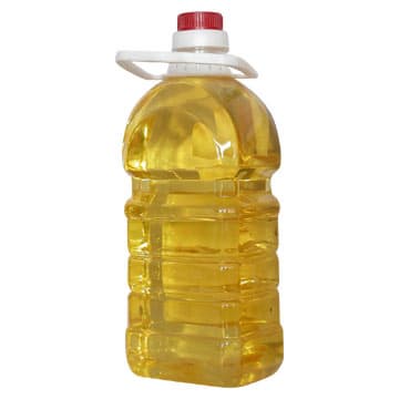 Refined sunflower oil for human consumption