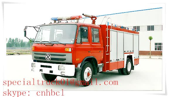 DONGFENG 145 5ton water tanker fire truck