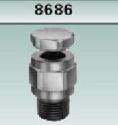 8686 deflected spray nozzle with BSPT thread