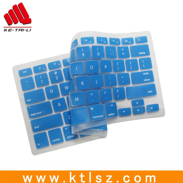 Apple silicone keyboard skin cover with bluetooth for tablet PC