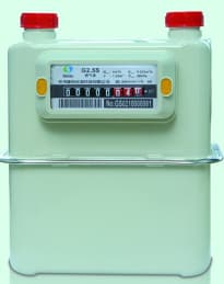 Mechanical steel case gas meter
