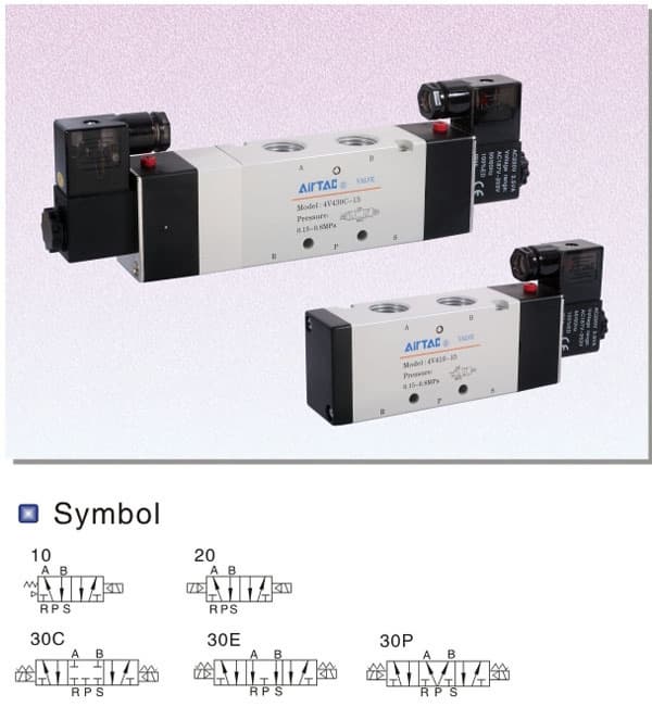 Airtac 4V400 series 4V430C-15 solenoid valve