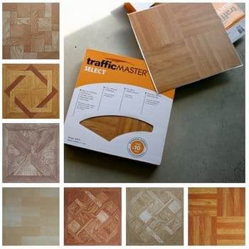 Self Adhesive Vinyl Floor Tile Tradekorea, Adhesive Lino Floor Tiles