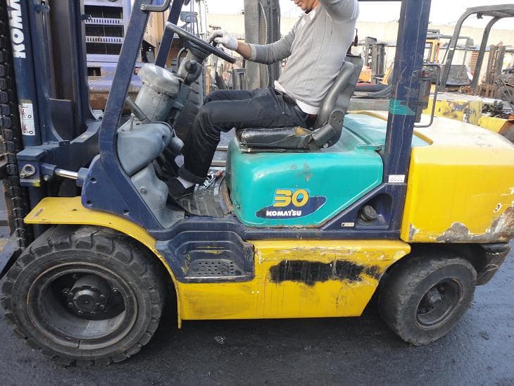 Used 3t Komatsu Forklift On Good Sale Tradekorea
